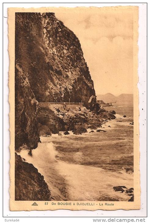 De BOUGIE à DJIDJELLI - La Route - 9 x 14 cm - CAP 57 -