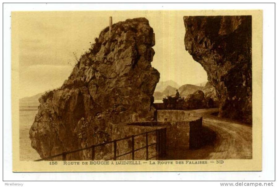CPA / ALGERIE /  ROUTE DE BOUGIE A  DJIDJELLI