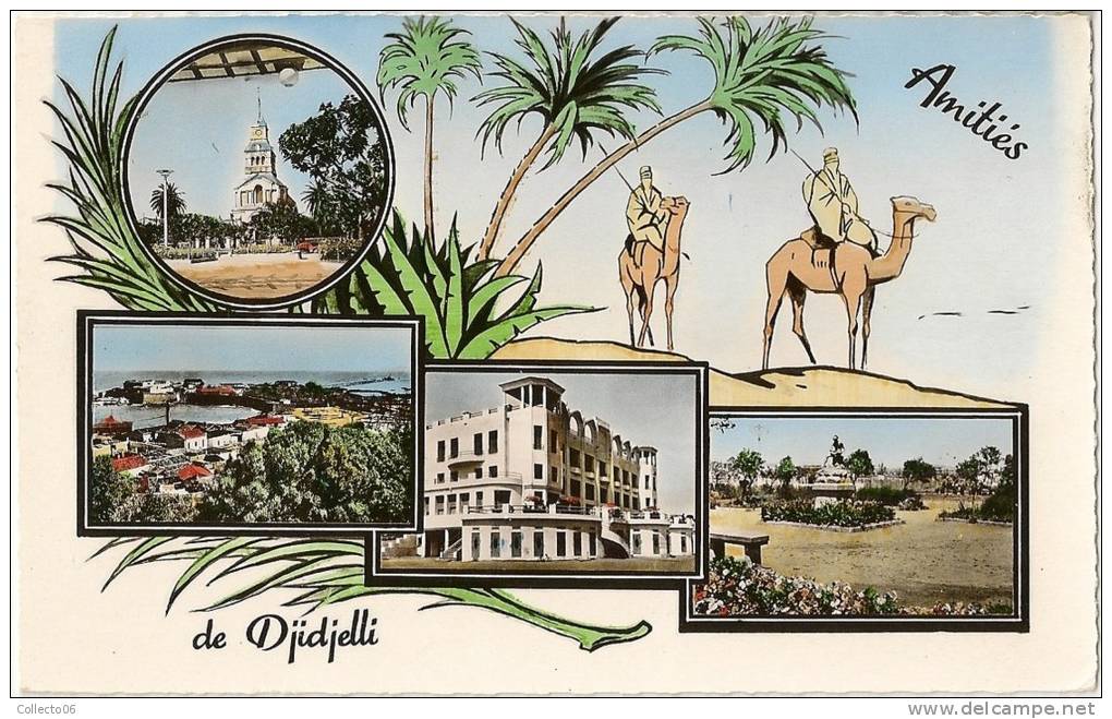 Carte postale Tunisie Djidjelli 1959