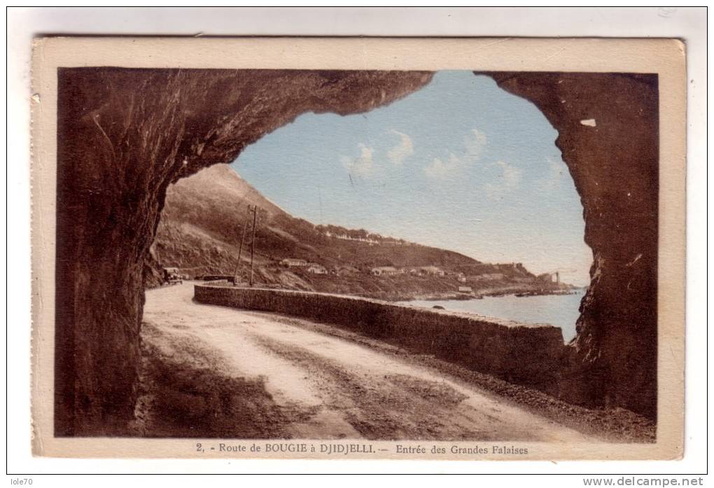 15SC37) ROUTE DE BOUGIE A DJIDJELLI - ENTREE DES GRANDES FALAISES - FORMATO PICCOLO