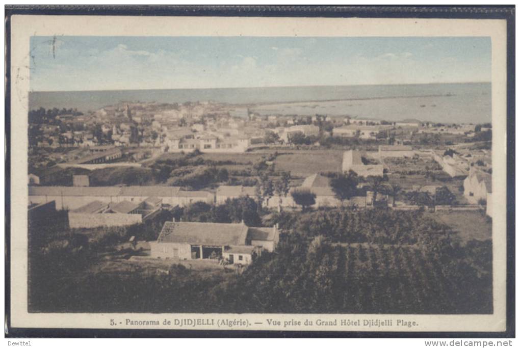 Panorama de DJIDJELLI   Vue prise du Grand Hôtel Djidjelli Plage