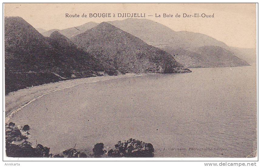 90263 cpa ALGERIE DJIDJELLI la route de bougie