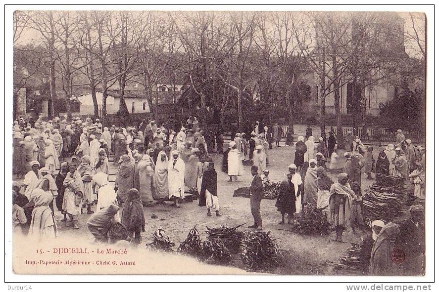 AFRIQUE - ALGÉRIE - DJIDJELLI - Le Marché