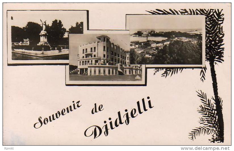 ALGERIE  DJIDJELLI  Souvenir de   ( Multivue )