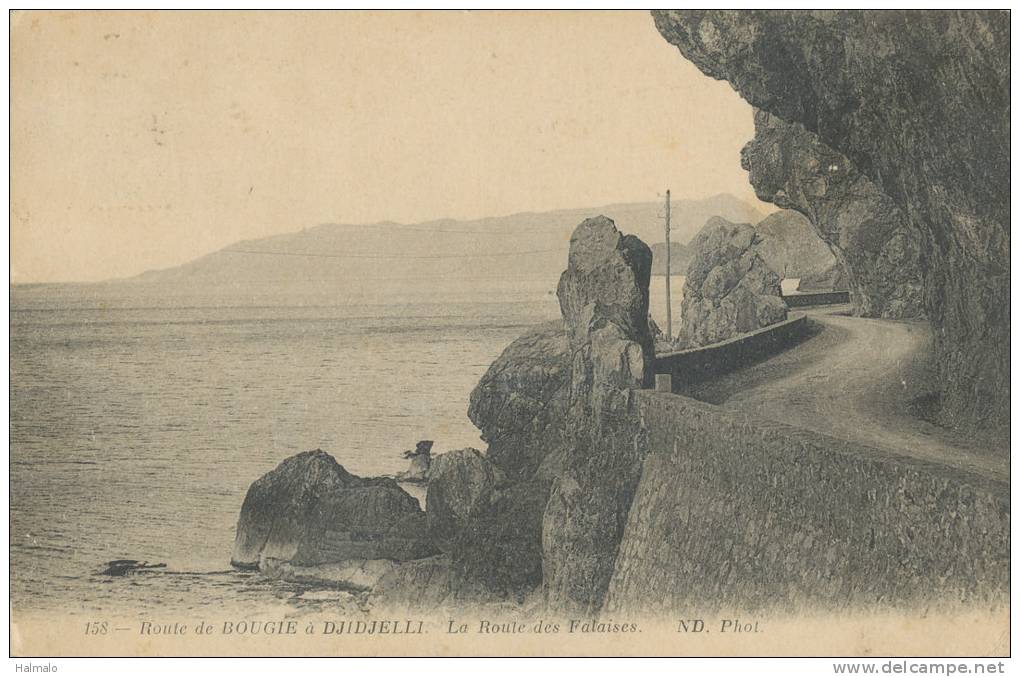 Route de BOUGIE à DJIDJELLI - La Route des Falaises