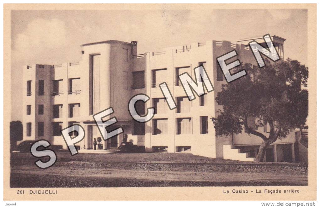 Djidjelli (Algérie) - Le Casino - La Façade arrière - Circulé en 1938