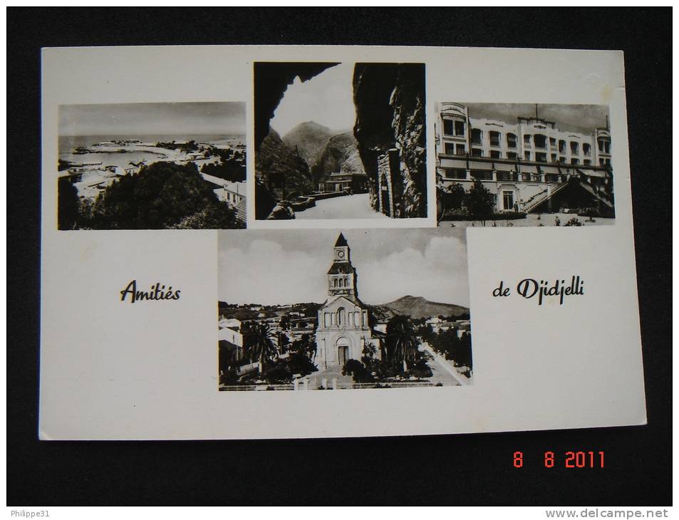 A 216  ALGERIE   DJIDJELLI   Amitiès  Superbe cpsm