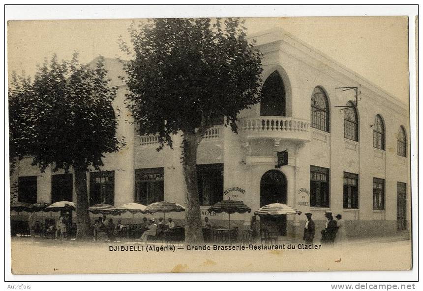 ALGERIE  DJIDJELLI  GRANDE BRASSERIE RESTAURANT DU GLACIER