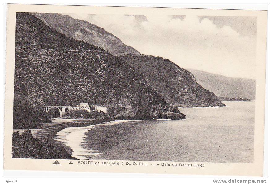 35 - ROUTE DE BOUGIE A DJIDJELLI - La Baie de Dar-El-Oued