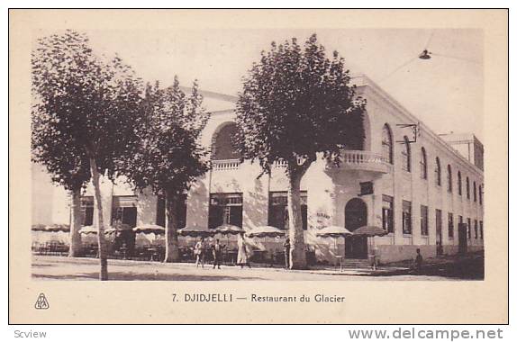 Restaurant Du Glacier, Djidjelli, Algeria, Africa, 1900-1910s