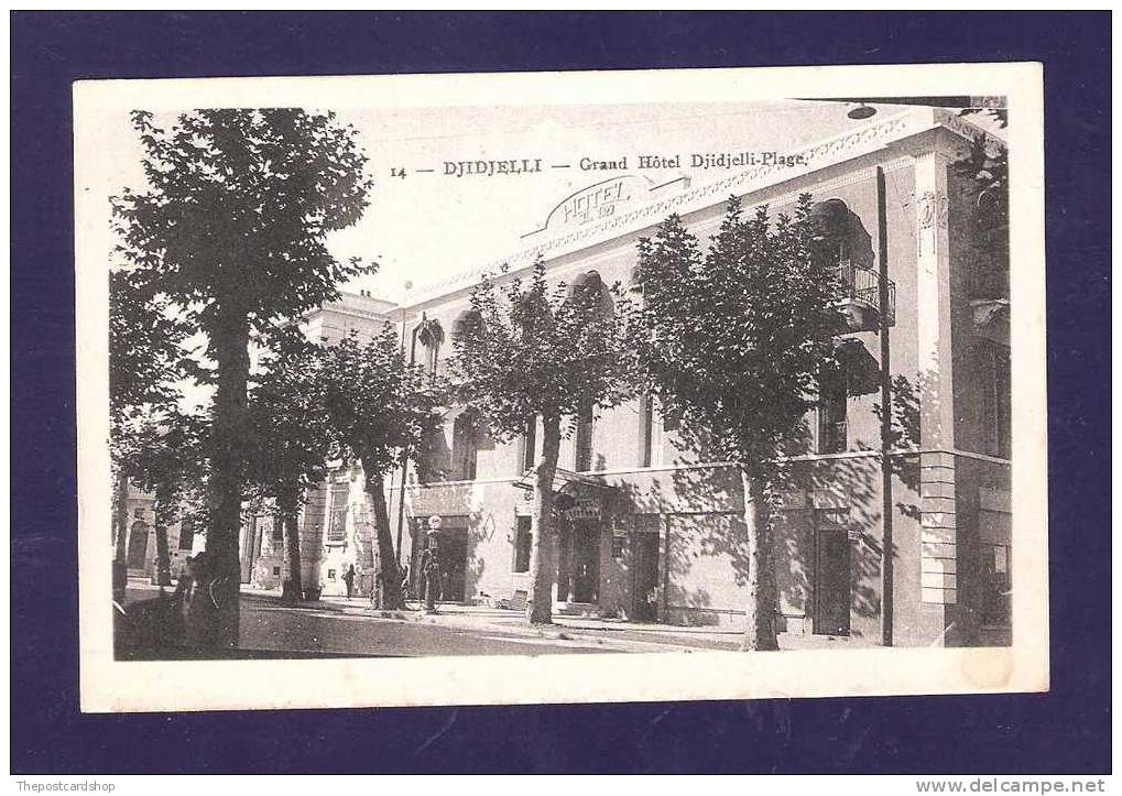 CPA ALGERIE ALGERIA DJIDJELLI GRAND HOTEL DJIDJELLI PLAGE MORE CHEAP ALGERIA LISTED