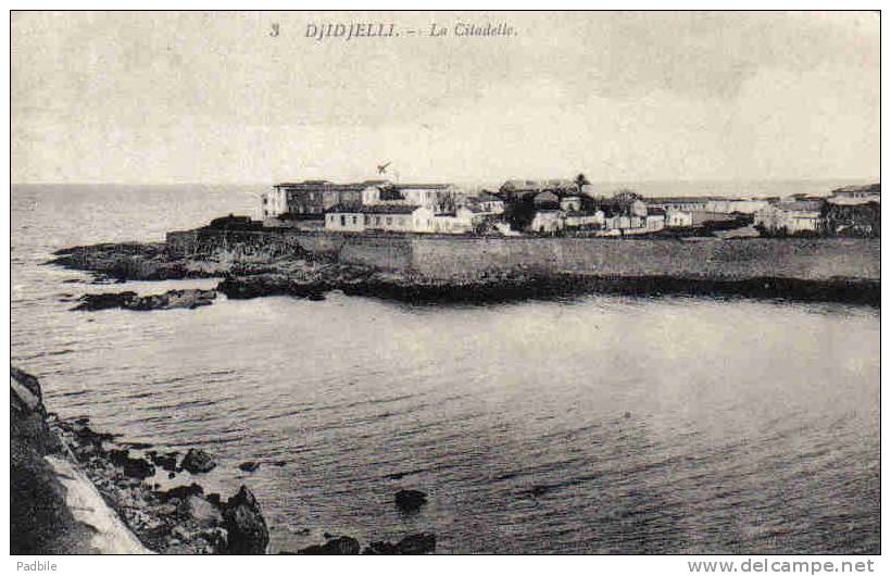 Carte Postale Algérie  Djidjelli  la citadelle  trés beau plan