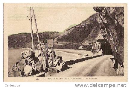 Route de djidjelli a bougie les falaises