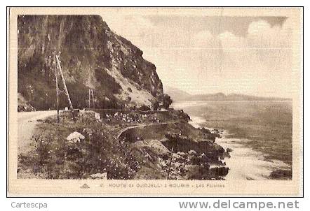 Route de djidjelli a bougie les falaises