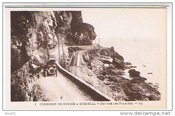 CORNICHE  DE BOUGIE  A  DJIDJELLI-  ENTREE  DES FALAISES +TACOT      TTBE