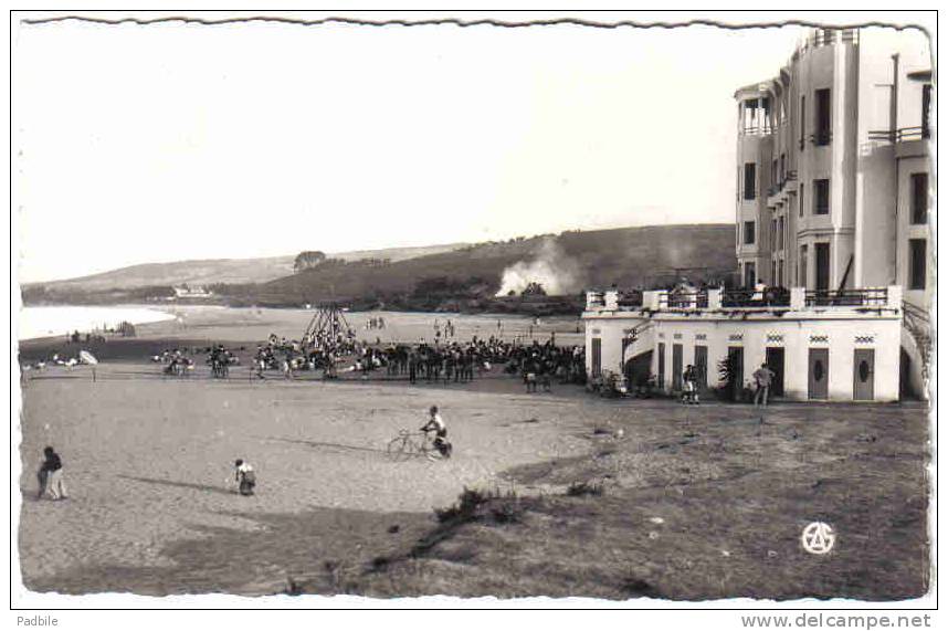 Carte postale  Afrique Algérie Djidjelli le casino et la plage trés beau plan