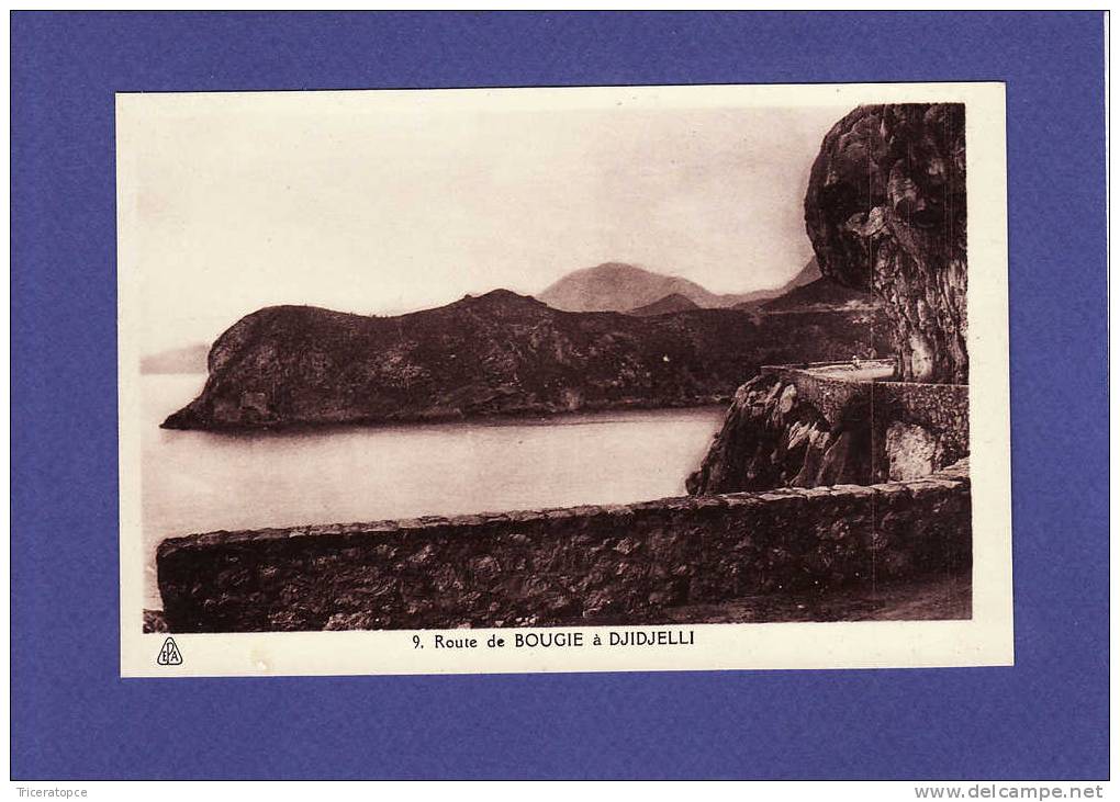 H452))  ROUTE DE BOUGIE A DJIDJELLI  ( TTB état)