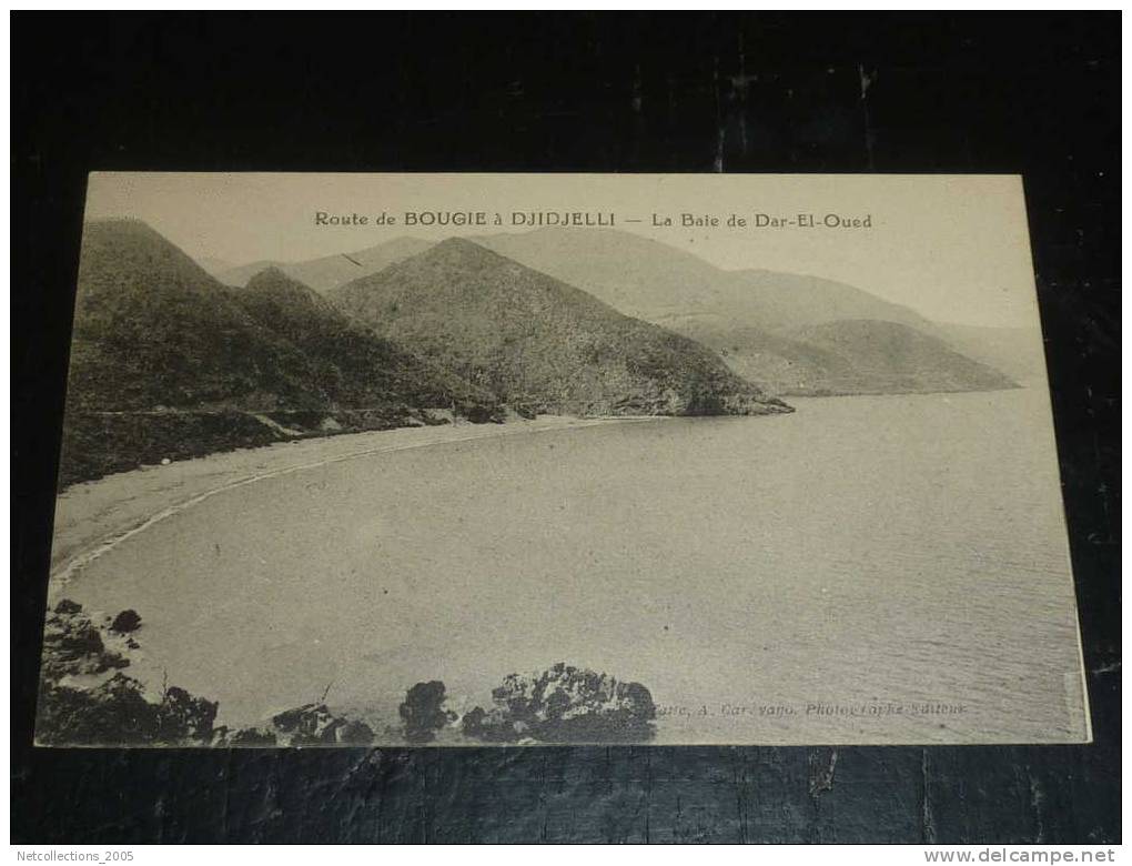 ROUTE DE BOUGIE A DJIDJELLI - LA BAIE DE DAR-EL-OUED - AFRIQUE ALGERIE
