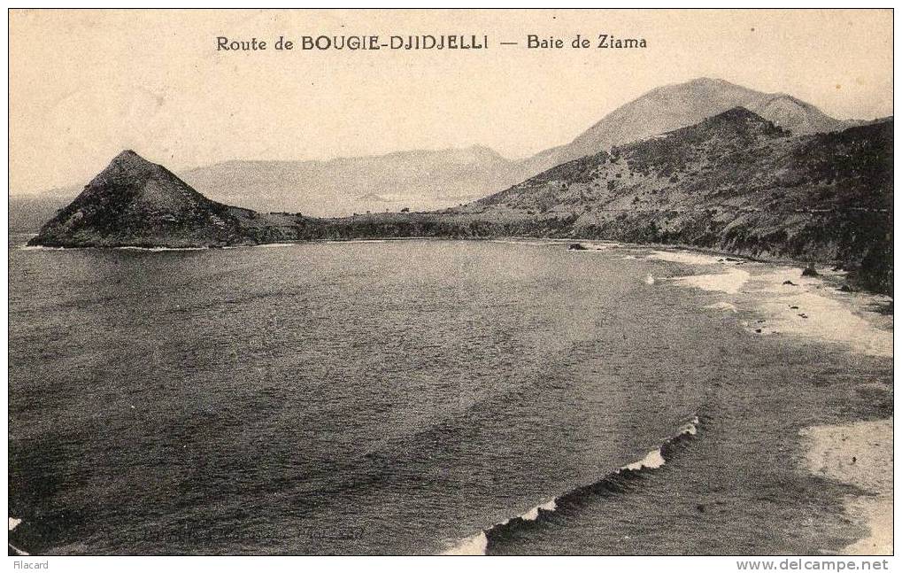 4764    Algeria    Route de Bougie-DjiDjelli  Baie de Ziama  VG 1923