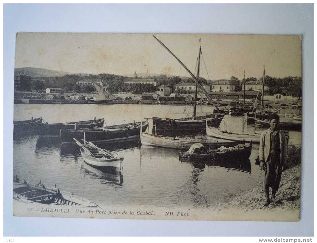 DJIDJELLI    Vue du Port prise de la Casbah