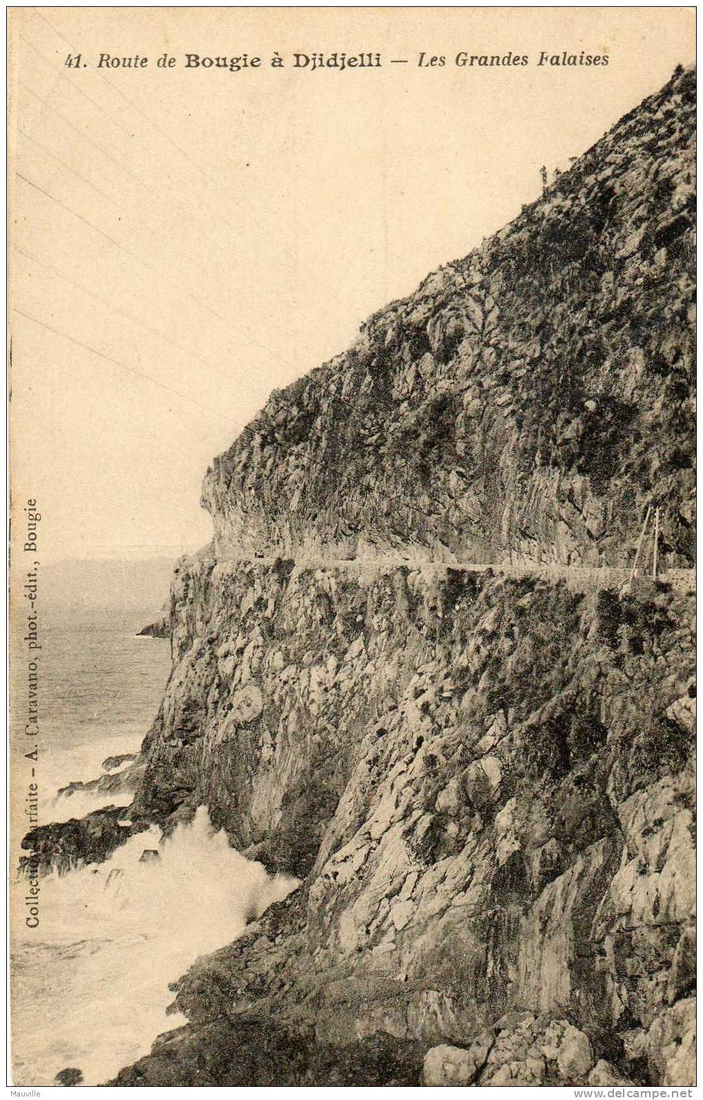 ALGERIE route de Bougie à Djidjelli - Les Grandes Falaises