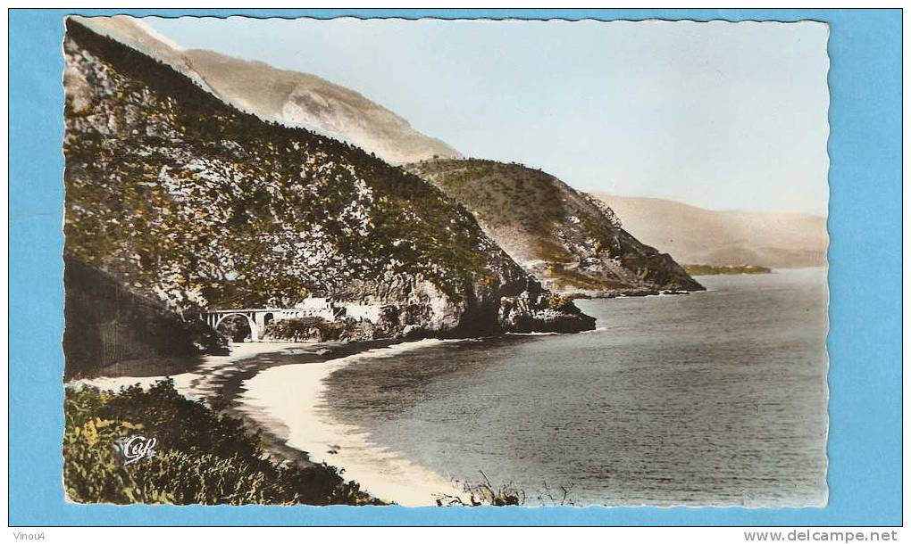 CPSM   -  Algérie - Corniche de Djidjelli a bougie - La baie de Dar-El-Oued - Pont