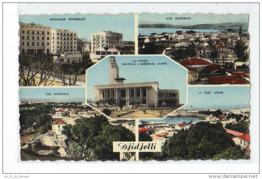 CPSM DJIDJELLI , MULTI VUES
