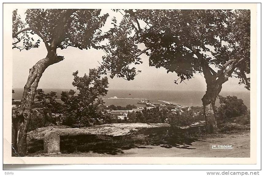 -ALGERIE - - Djidjelli - vue générale - voyagé FM - 1956