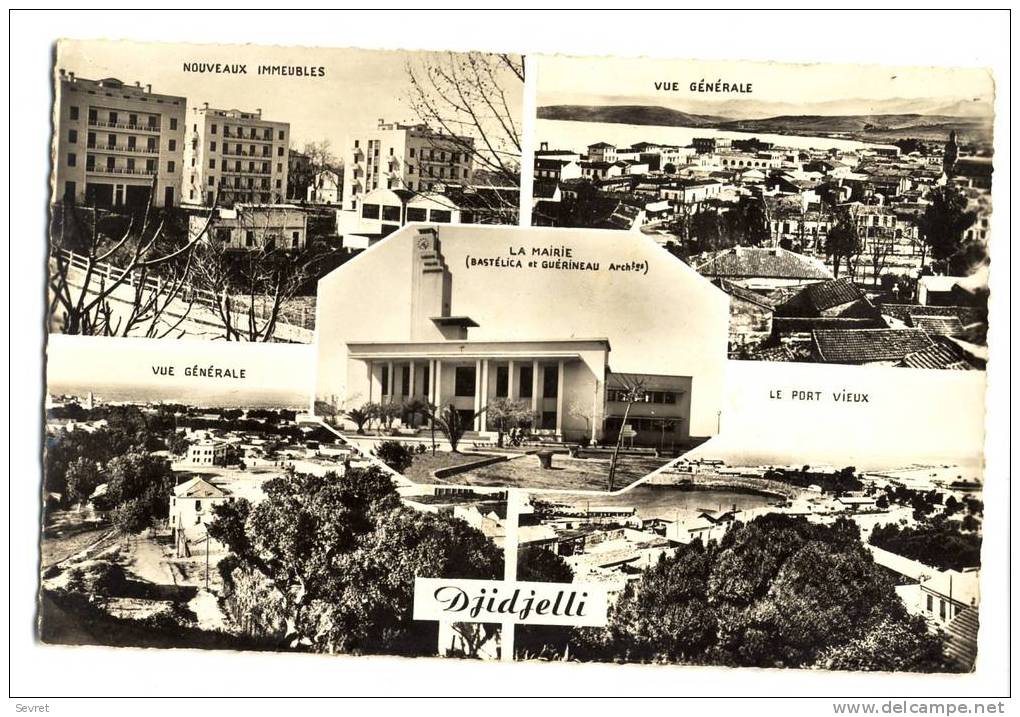 DJIDJELLI. - Vues multiples. CPSM