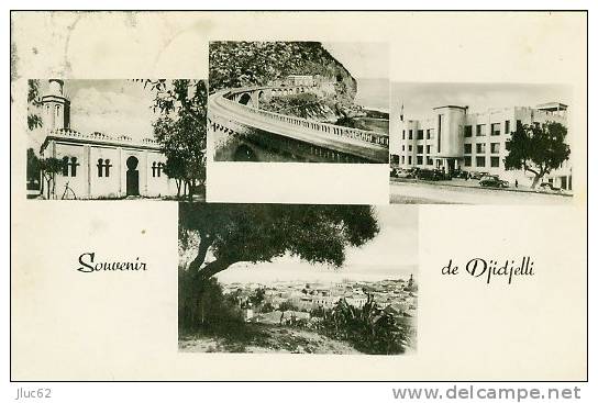 CP.   ALGERIE.   DJIDJELLI.  MULTIVUES