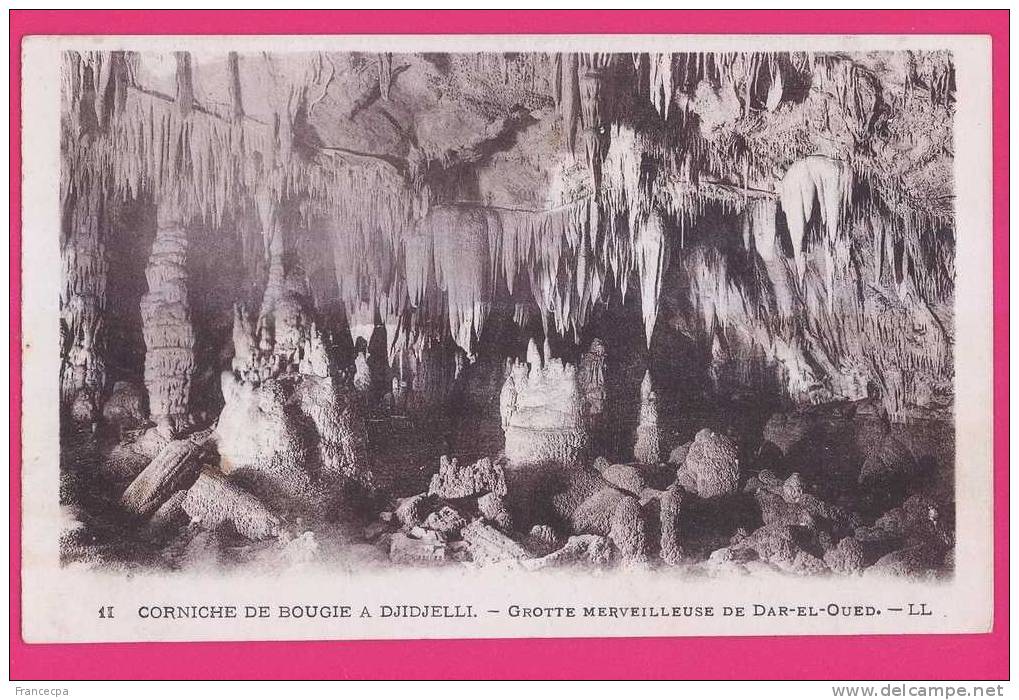 1792 - ALGERIE - Corniche de BOUGIE a DJIDJELLI - Grotte merveilleuse de Dar-el-Oued-