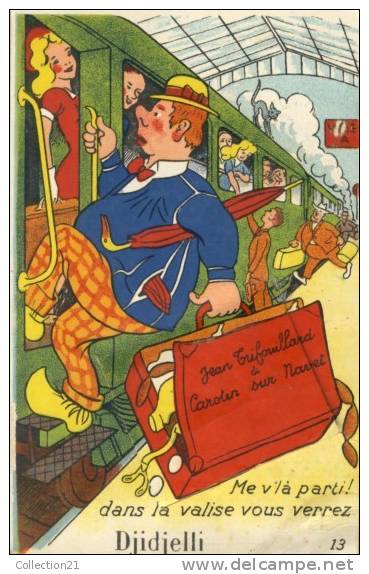 DJIDJELLI ... CARTE A SYSTEME ... DEPLIANT