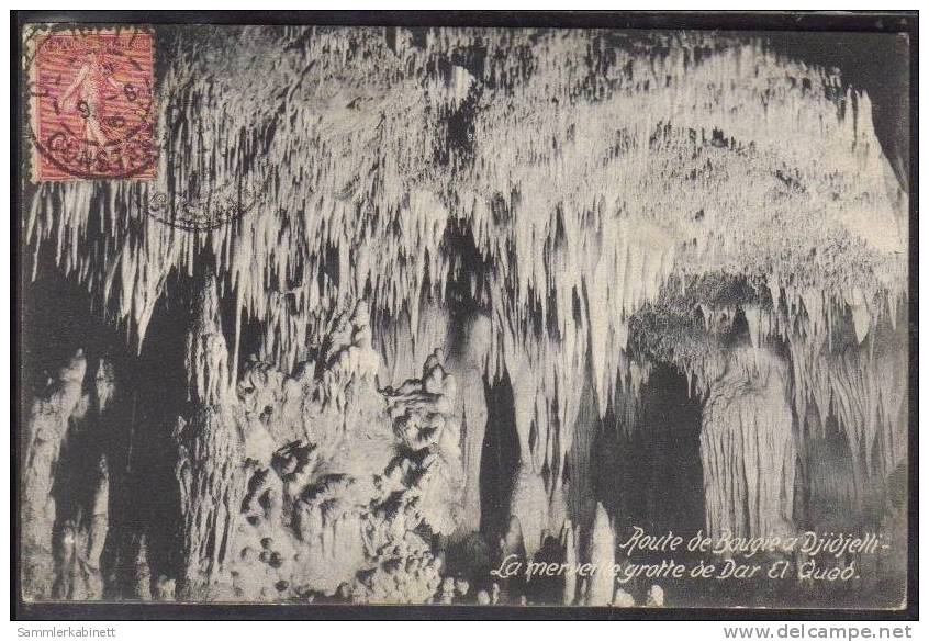 Route de Bougie à Djidjelli - La merveille grotte de Dar El Qued  1906