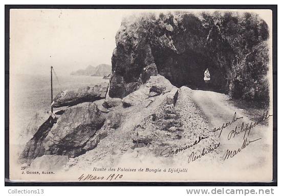 ALGERIE - Route des falaises de Bougie à Djidjelli