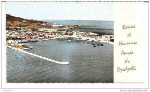 DJIDJELLI   -   PETITE CARTE BONNE ANNEE - Format  (110 x 65 mm)  -   Editeur ? N° 24-77 A