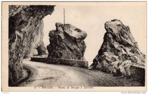 BS - ALGERIE - Bougie - Route de Bougie à Djidjelli