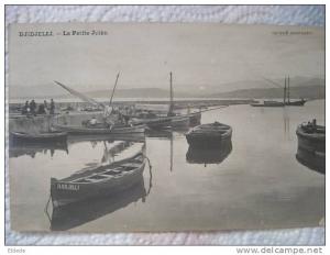 Djidjelli Cliché Ricollet Carte Photo La petite Jetée