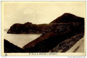CPSM  petit format - Route de Bougie  Djidjelli