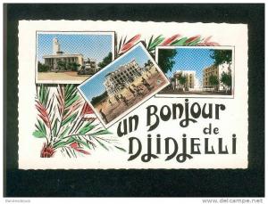 CPSM - Algérie - Un Bonjour de DJIDJELLI ( Multivues PHOTO AFRICAINES N°9)