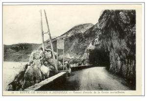 CPA DJIDJELLI, Route de Bougie, Tunnel d'Entrée de la Grotte Mervilleuse.