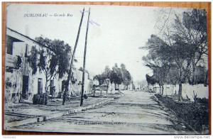 cpa ALGERIE - HACINE MASCARA - DUBLINEAU, Grande Rue