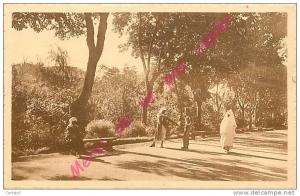 ALGERIE . MASCARA . Jardin Pasteur . CPA animée .