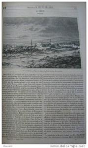 MAGASIN PITTORESQUE 1841N°17ALGERIE MASCARA/RADES DE CHERBOURG ET PLYMOUTH/SPECTACLE DE LA VIE HUMAINE