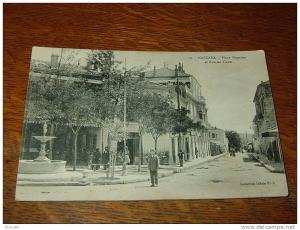 ALGERIE  MASCARA  place Mogador et rue de Tiaret ........................ CJ-50