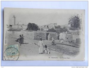 CPA   Algérie - 19 MASCARA - Le Village Nègre