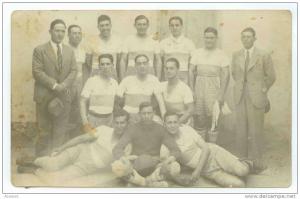ALGERIE  équipe de football de MASCARA Photographie des années 30, RARE !