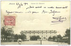 ALGERIE - MASCARA / CASERNE DES CHASSEURS