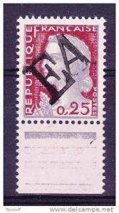 Algérie  N°355  EA  bord de feuille neuf sans charniere  MASCARA 1962  Rarement vu