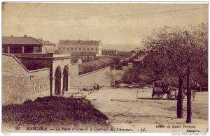 ALGERIE  MASCARA  LA PORTE D'ORAN ET LE QUARTIER DES CHASSEURS