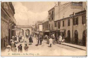 CPA - ALGERIE - MASCARA - La Rue d´Oran